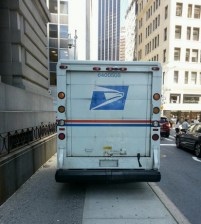 U.S. Postal Service drivers have no respect for vehicle rules — and are rarely disciplined for it. Photo: Simon Smith