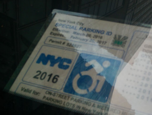 A Correction officer was selling fake handicapped parking permits, authorities say. File photo: David Meyer