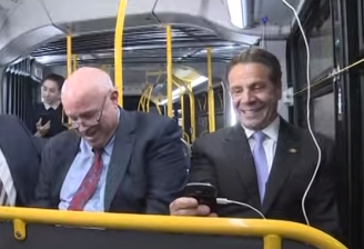The Cuomo approach to transit policy: Grab attention for superficial upgrades like on-board USB ports while squandering opportunities for tangible service improvements.