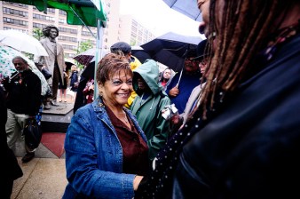 As council member, Inez Dickens opposed bus improvements on 125th Street. Photo: William Alatriste/New York City Council