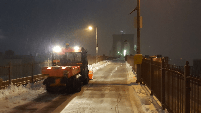 The Brooklyn Bridge promenade. Photo: NYC DOT