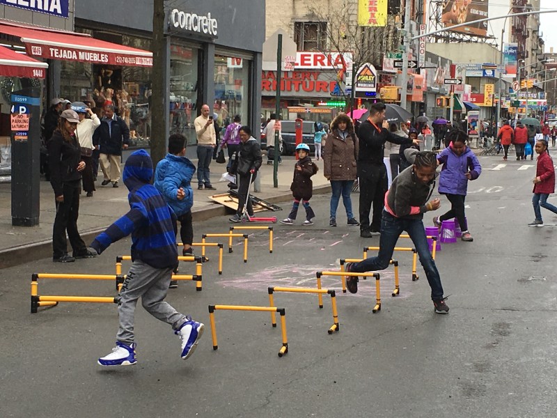 St. Nicholas Avenue in Washington Heights. Photo: Brad Aaron