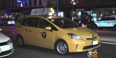 A cab driver killed Manikam Srymanean at an Upper East Side intersection Saturday, in an NYPD precinct where police concentrate enforcement resources on delivery cyclists. Image: WCBS
