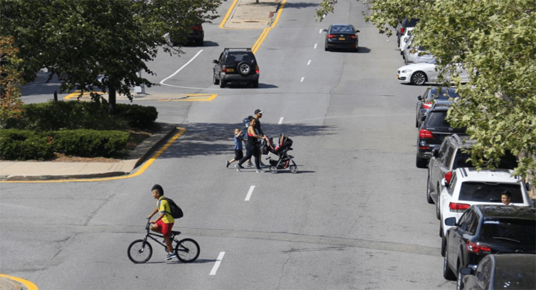 DOT watered down and delayed a safety project for 111th Street in Corona when it was opposed by Queens Community Board 4 and Assembly Member Francisco Moya. Photo: NYC DOT