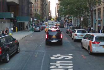 The block of W. 26th Street where Dan Hanegby was killed. Photo: Google Maps