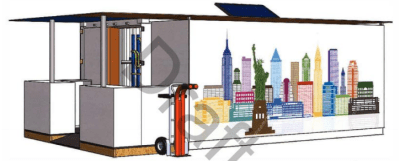 CANCELED: DOT's preliminary design for the new bike parking structures. Image: DOT
