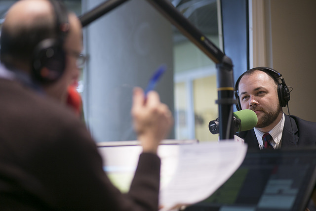 Corey Johnson on WNYC today. Photo: William Alatriste/New York City Council via Flickr