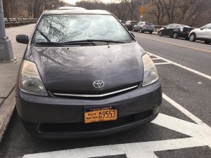 Street Cheats gravitate to the no standing zone next to a crosswalk on Seaman Avenue at W. 214th Street, blocking sight lines for drivers and people crossing the street.