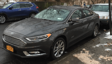 Before Streetsblog started asking city agencies about the driver’s identity, this Health Department car was often stowed in a no parking zone on Park Terrace West in Inwood.