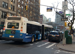 The Second Avenue bus lane on a Tuesday at 4:30 p.m. Photos: Rich Mintz