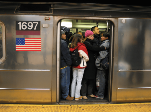 Yes, it's sometimes crowded, but the subway is the solution.