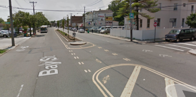 Here's the spot on Bay Street in Tompkinsville, where hit-and-run driver Marques Rios killed Heriberta Ramirez in June 2018. Image: Google Maps