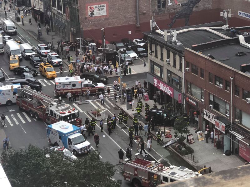 This type of collision doesn't happen if the driver isn't exceeding the speed limit. Photo: Tipster, used with permission.