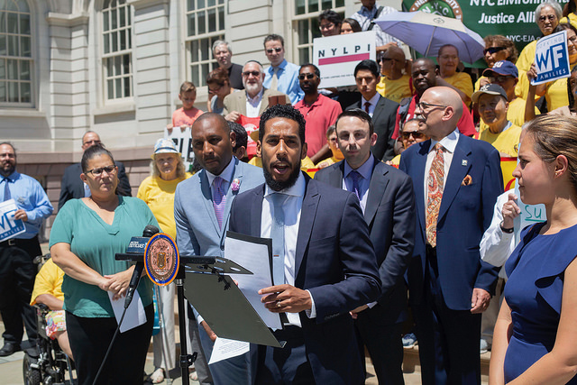Council Member Antonio Reynoso will rally today for sanitation reform. Photo: John McCarten/NYC Council