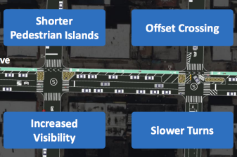 The city will move forward with the redesign of Skillman Avenue and 43rd Avenue in Queens. Image: DOT