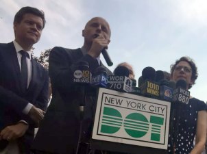 MTA's Andy Byford and DOT's Polly Trottenberg have already briefed reporters about the coming L train shutdown. Photo: David Meyer