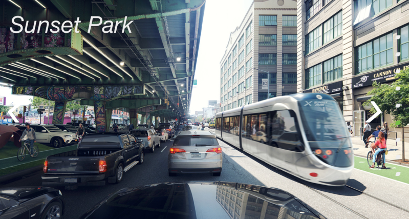 The BQX streetcar is a $2.7-billion boondoggle, our columnist says. Image: Friends of BQX