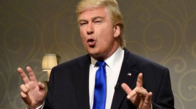 Alec Baldwin playing Donald Trump on "SNL." Photo: NBC