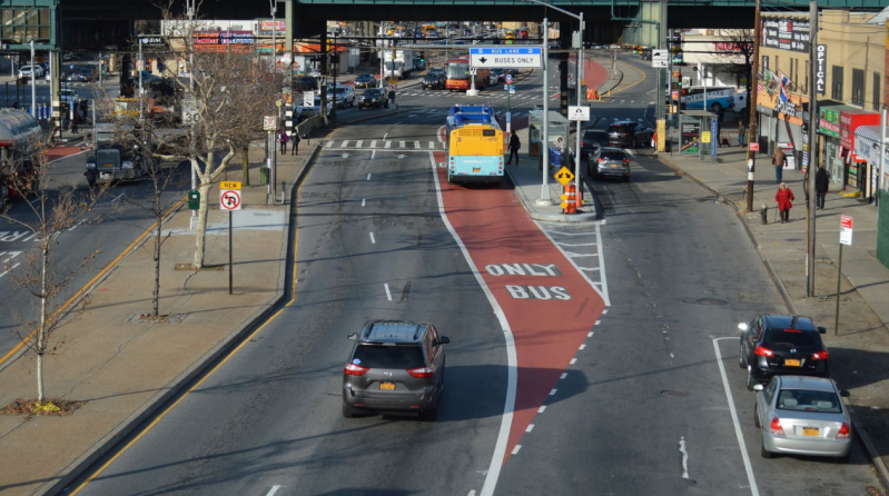 Clear bus lanes work. Photo: DOT