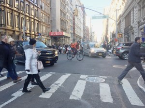 Pedestrians need help. It may be on the way. Photo: Isaac Blasenstein