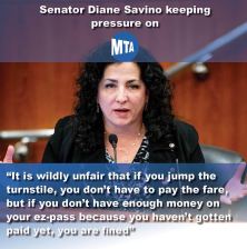 The image from a since-deleted Senate Democrats tweet promoting Diane Savino's incorrect comments.