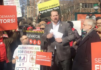 Chris Widelo, associate director of AARP New York City, says the senior lobbying group supports congestion pricing, even though opponents of congestion pricing often cite seniors as their reason for opposing tolls. Photo: Ben Verde