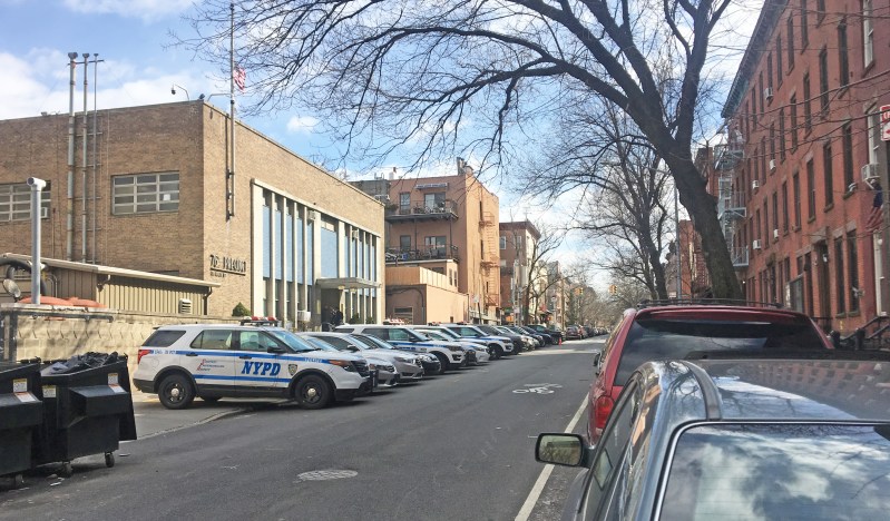The 76th Precinct station house in Carroll Gardens is the home of many bad drivers. File photo: Ben Verde