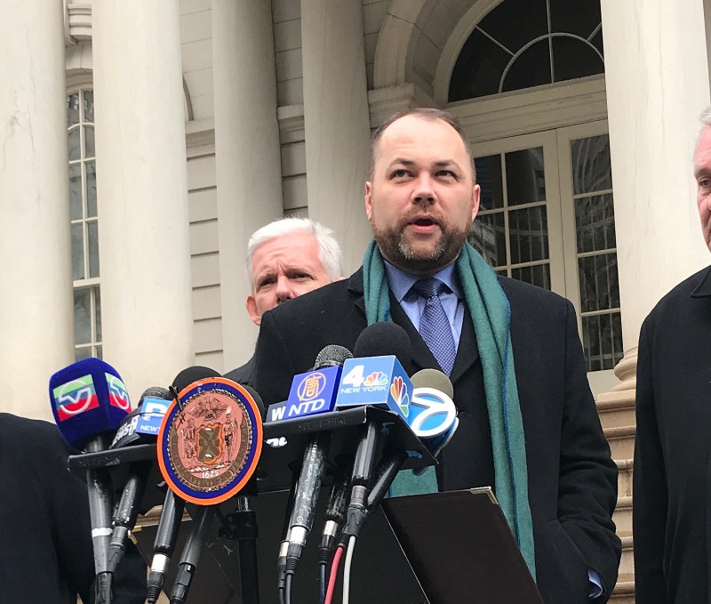 Council Speaker Corey Johnson says he wants to break the car culture. Photo: Gersh Kuntzman