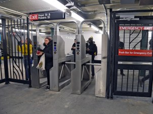 Subway turnstiles. Photo: MTA New York City Transit / Marc A. Hermann