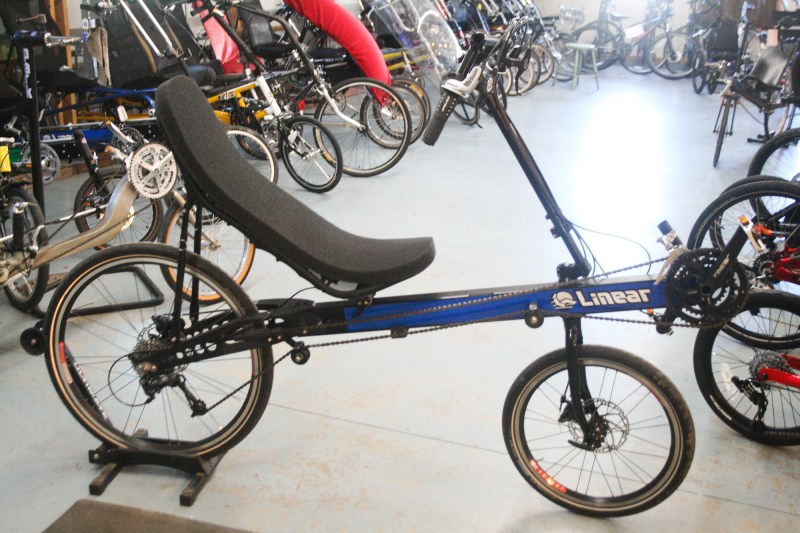 A cycle for persons with mobility impairments.