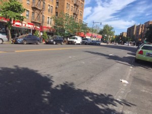 There used to be a protected bike lane here — and there will be again! Photo: Eve Kessler