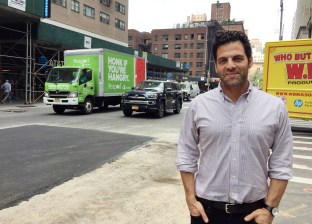 Meet Danny Harris, the incoming head of Transportation Alternatives. He's a New Yorker unfazed by the intersection of Astor Place and Broadway. Photo: Gersh Kuntzman