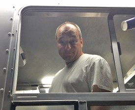 This rogue Mister Softee driver has been told to stop harassing cyclists on the Addabbo Bridge. Has the stern talking-to worked? A company vice president wants to know. Photo: Laura Shepard