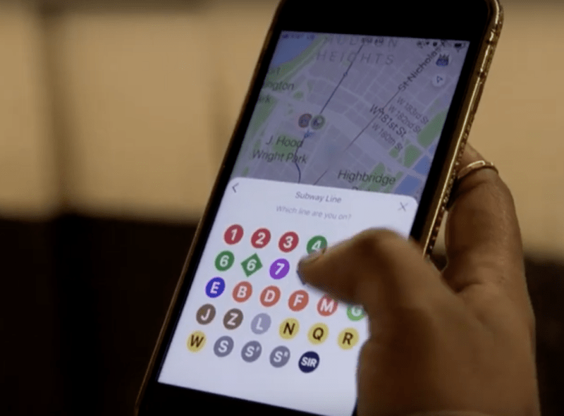 A user uses Pigeon. Photo: Google