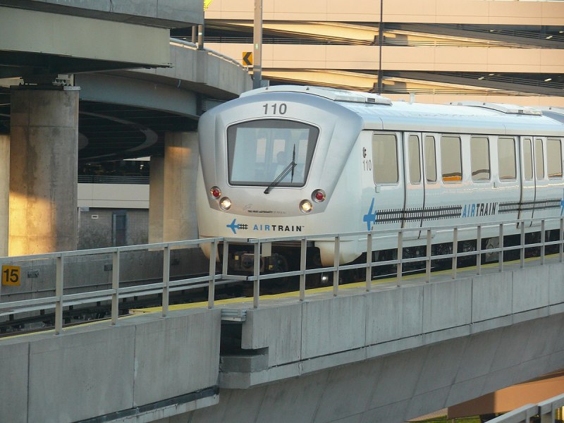 The JFK AirTrain. Its fare will jump 55 percent, to $7.75, on Nov. 1. Photo: Ad Meskens