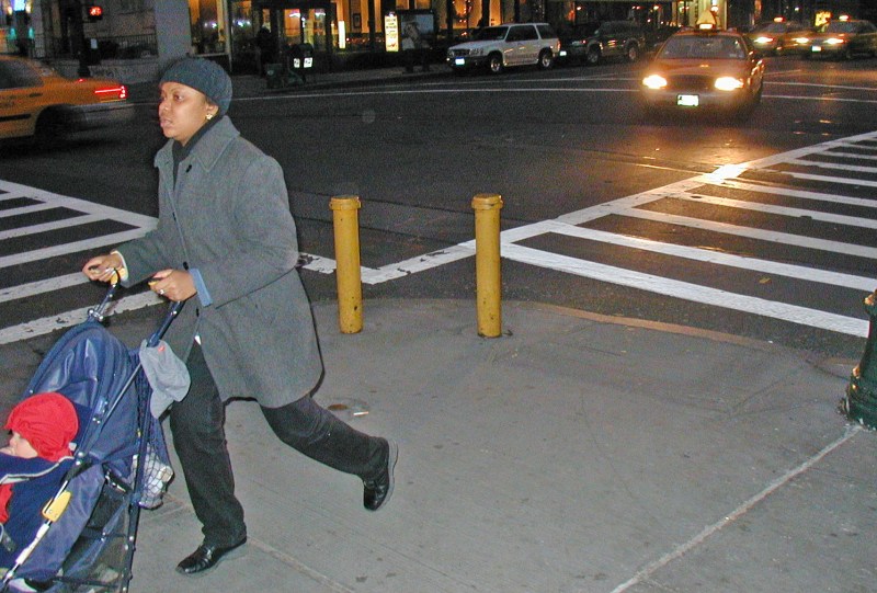 Urbanist Michael King says that there should be more bollards like this. Opinions expressed by King are, of course, his, not necessarily Streetsblog's!