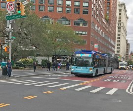 The car-free busway on 14th Street is still the gold standard (mostly because there's only one other like it). File photo: Dave Colon