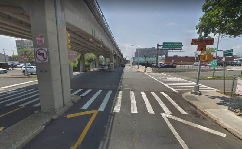 The fatal intersection of Rockaway Freeway and B. 94th Street. Photo: Google
