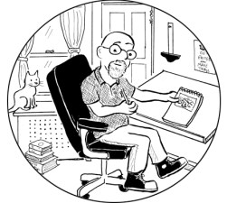 Editorial cartoon of Bill Roundy by editorial cartoonist Bill Roundy.