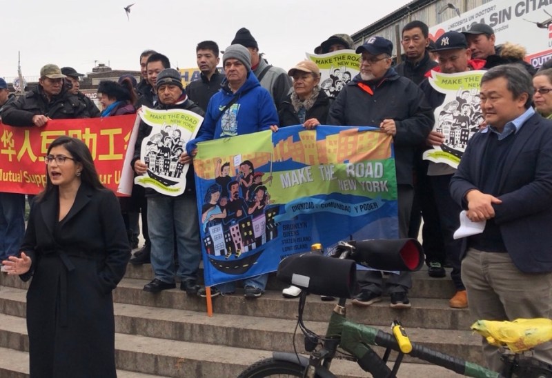 State Senator Jessica Ramos continues to call on Gov. Cuomo to sign her bill legalizing e-bikes. Photo: Dave Colon