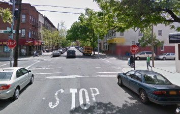 The fatal crash took place last week at the corner of Onderdonk and Gates avenues in Ridgewood. Photo: Google