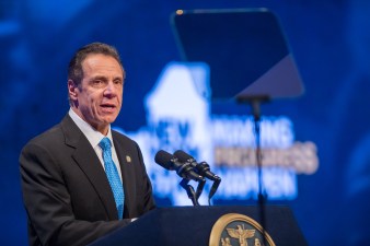 Andrew Cuomo delivers his 2020 State of the State address. File photo: Darren McGee/ Governor's office