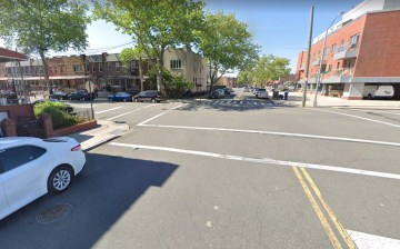 The unsafe intersection in Gravesend where Yaosen Tan was killed on Dec. 2. Photo: Google