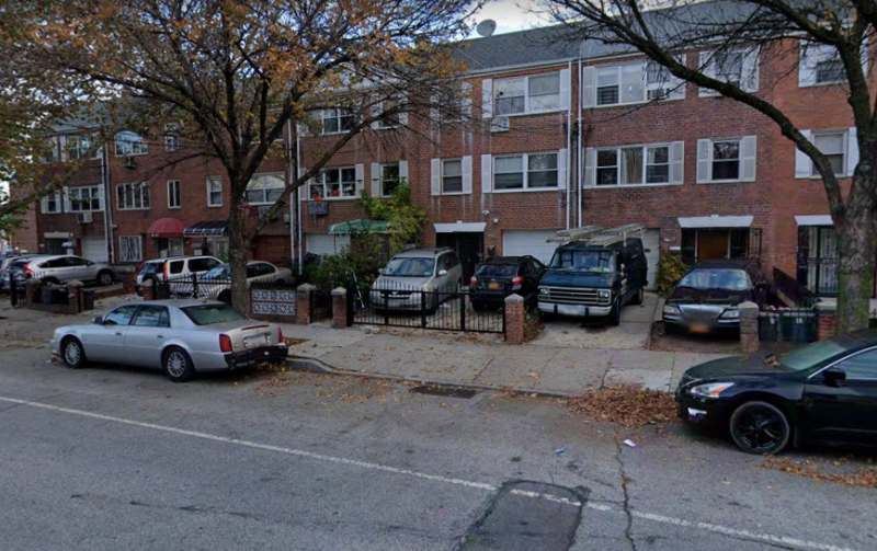 This is the driveway in a Google file image. The cars in the driveway were not involved in Saturday's crash.