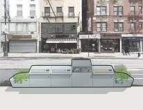The Department of Sanitation has been promising for two years that New York will get some below-grade trash containers. We're still waiting. Photo: Marvel Architects and Recycle Track Systems, in partnership with Sam Schwartz Engineering and HR&A Advisors
