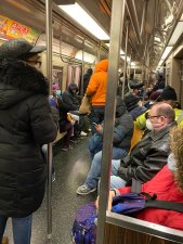 The MTA continues to struggle with sporadic reports of subway overcrowding. Photo: Shabba Hanks