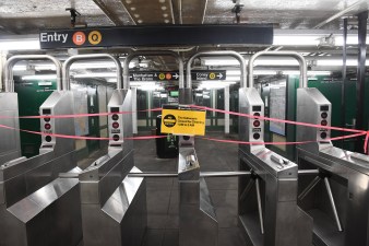 This is the end. Photo: Marc A. Hermann / MTA New York City Transit