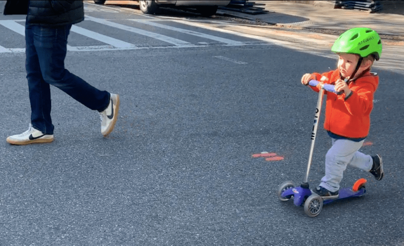 Look at that kid! He's having fun!