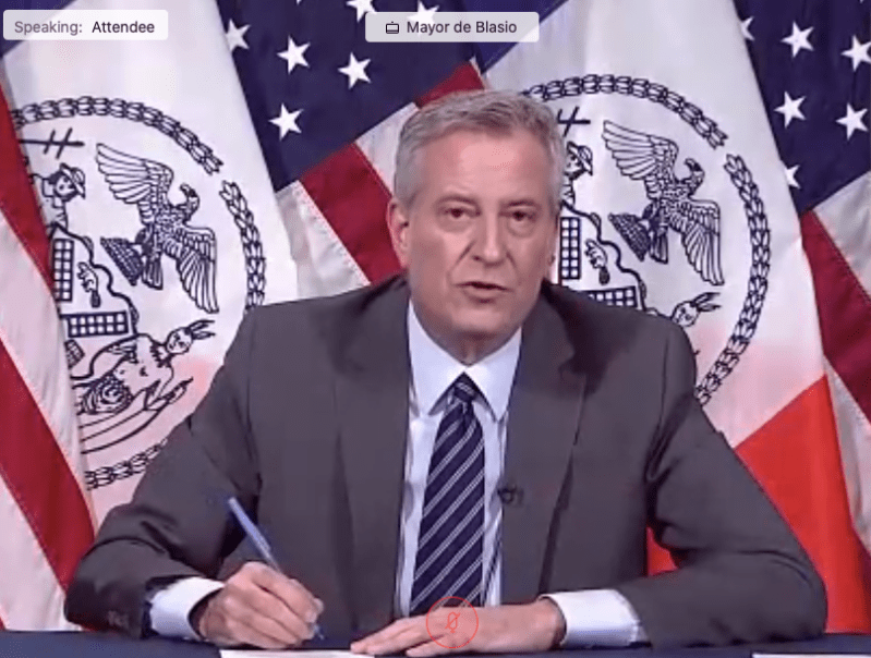 The mayor on Wednesday: "Lovingly rigorous" (see below).