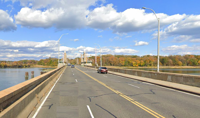 In this file photo, the cyclist would have been biking towards the camera on the right, and only, sidewalk. The driver of the Jeep was traveling, northbound, according to police.